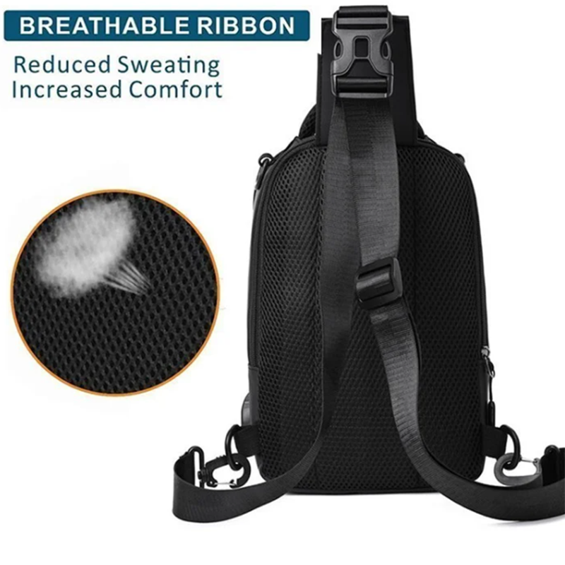 Crossbody Men Multifunctional Shoulder Chest Bags