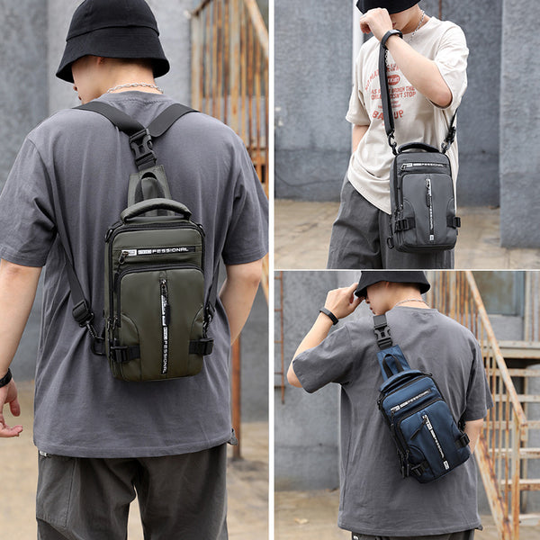 Crossbody Men Multifunctional Shoulder Chest Bags