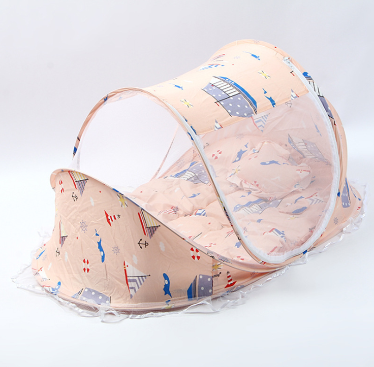 Foldable Baby Bed Net With Pillow