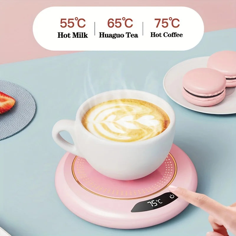 1pc Intelligent Coffee Cup Heater with Thermostat